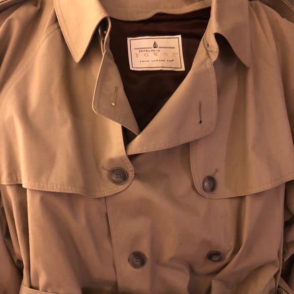 London Fog men’s classic double trench coat - Picture 3 of 3